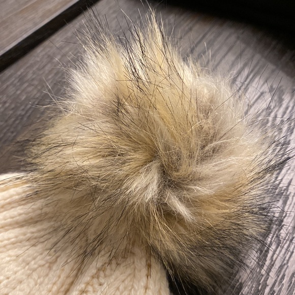 JCrew Ribbed beanie with faux-fur pom-pom - Picture 2 of 4